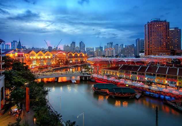 Clarke Quay, tourist attractions in Singapore