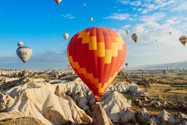 napa valley, flying balloon